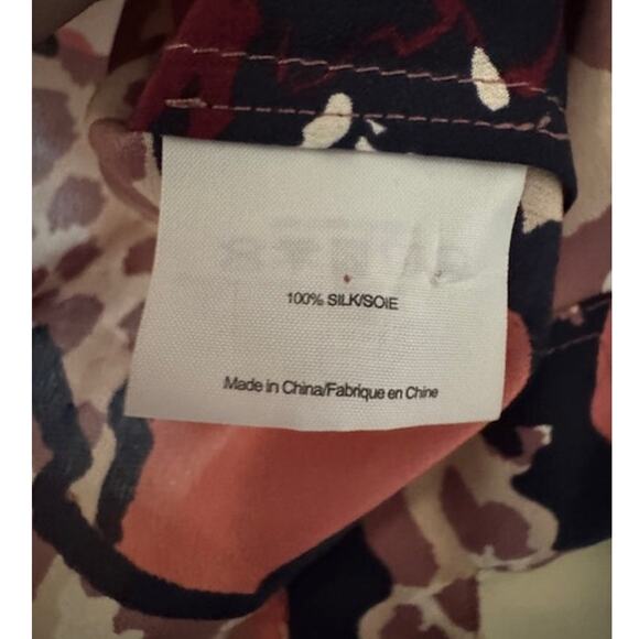 NWOT Tory Burch Silk Cheetah Print Tunic Blouse 8 - Picture 6 of 10